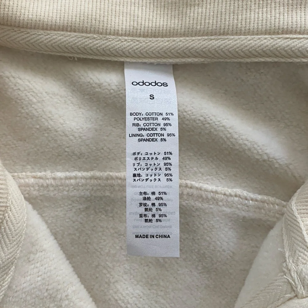 1/2 Zip Funnel Neck Crop Sweater - Picture 6 of 6